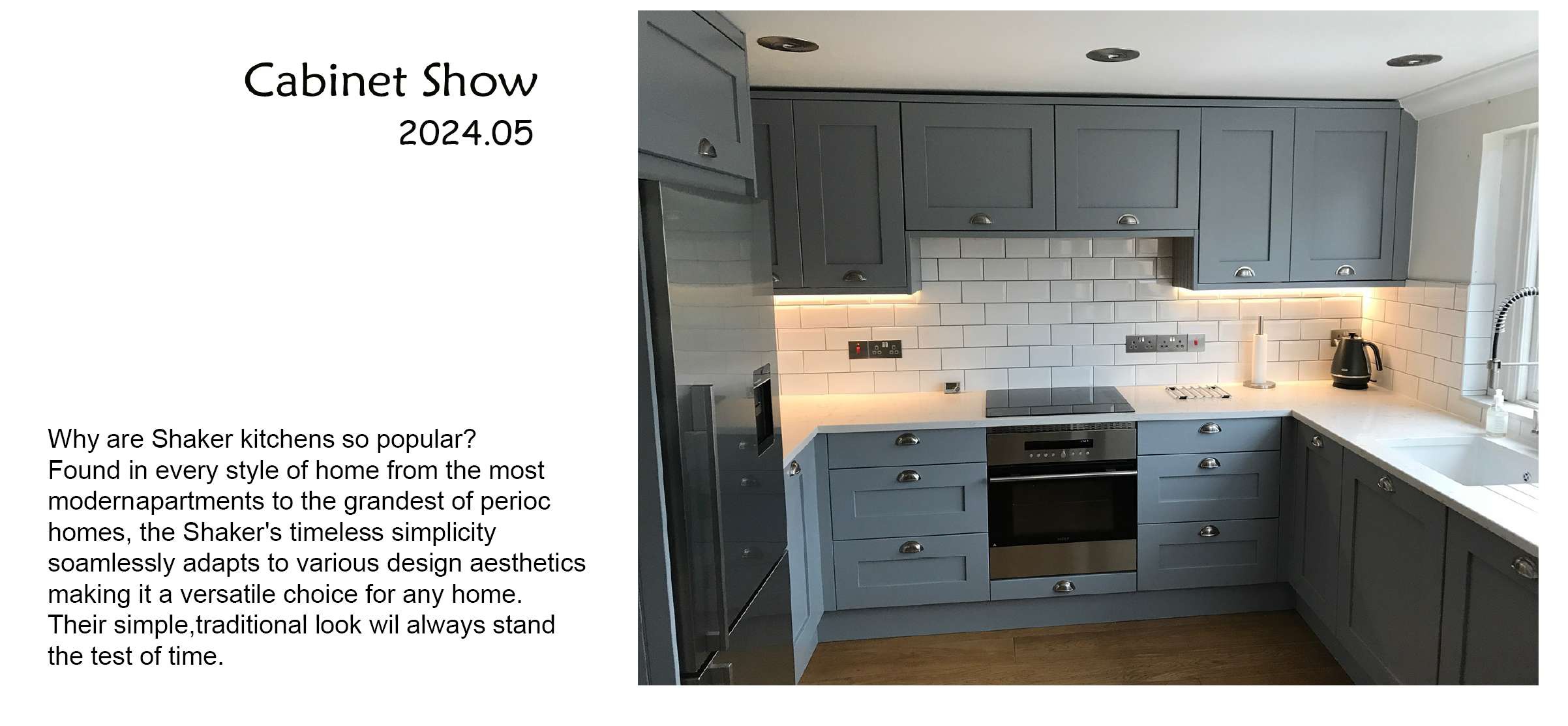 grey shaker cabinets