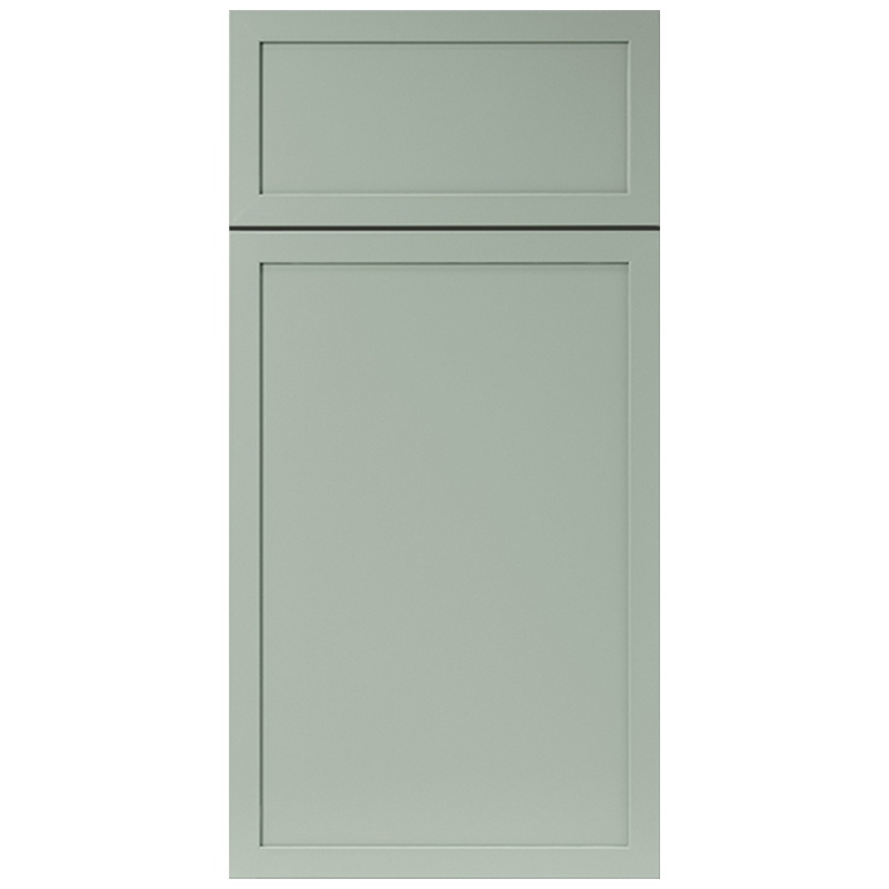 Green slim shaker door panel