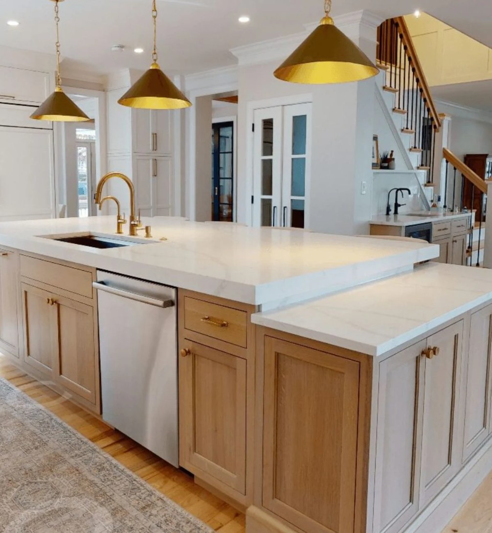 White oak cabinetry