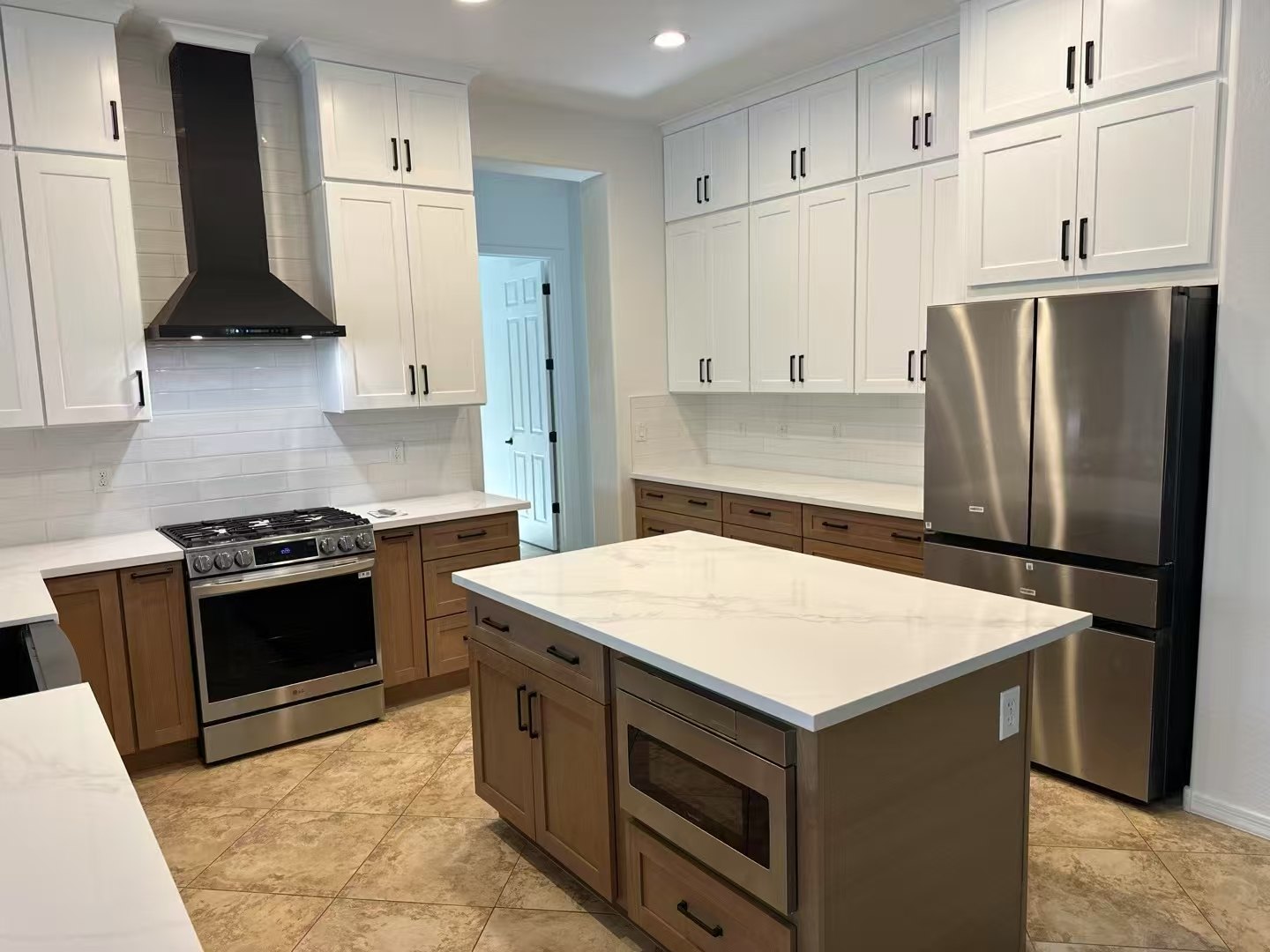 white shaker with tops