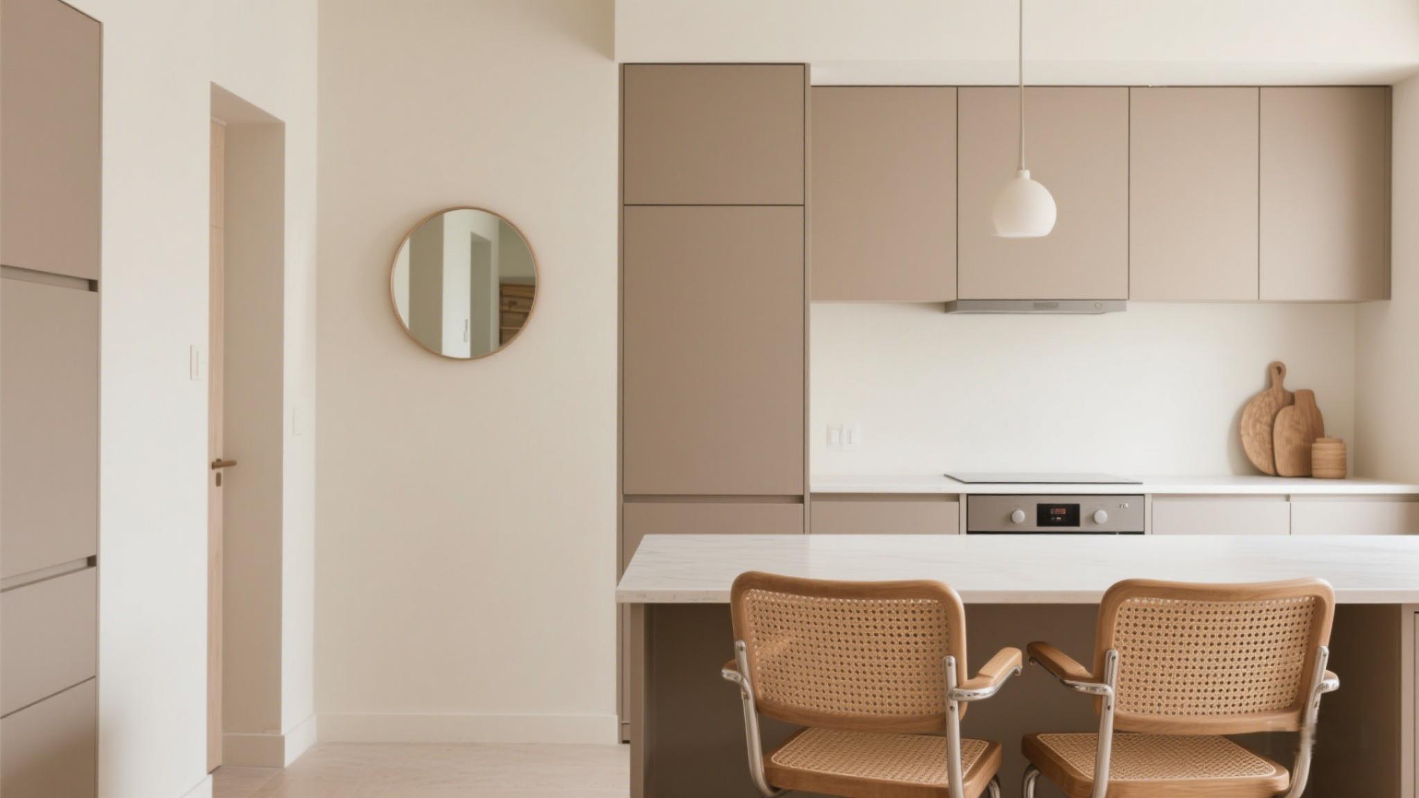 greige kitchen