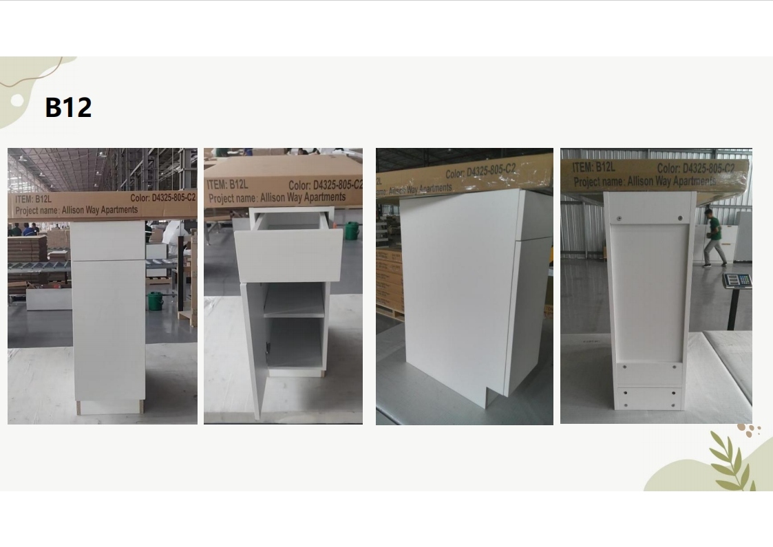 Flat frameless cabinet B12