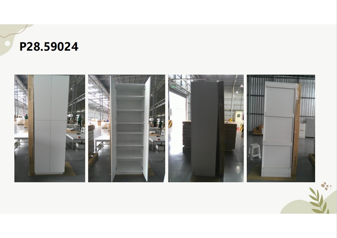 Flat frameless cabinet P28.59024