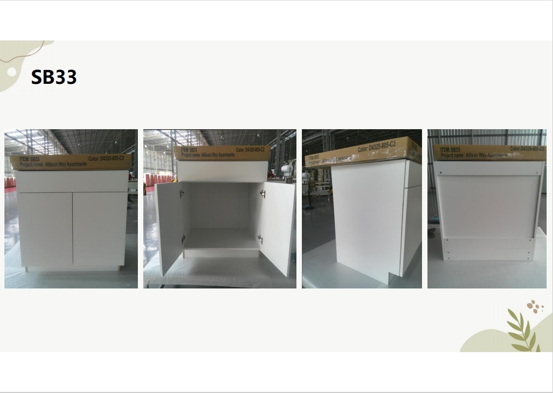 Flat frameless cabinet SB33