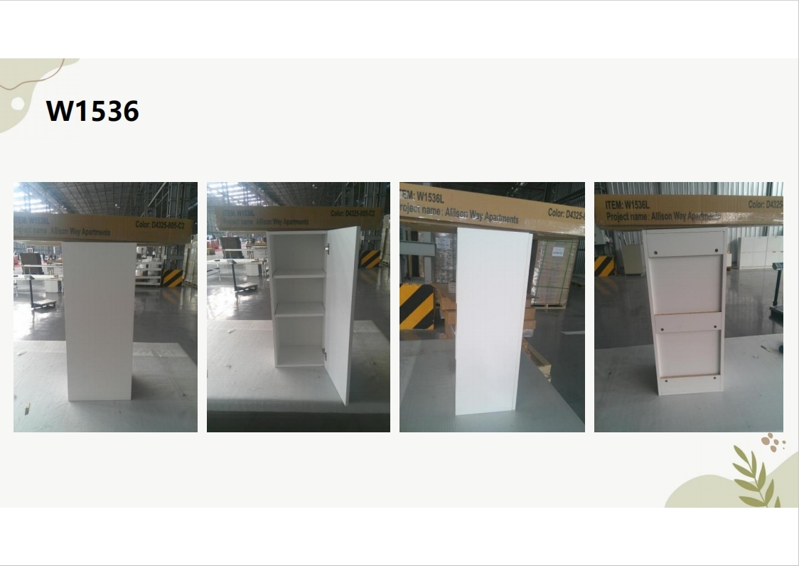 Flat frameless cabinet W1536