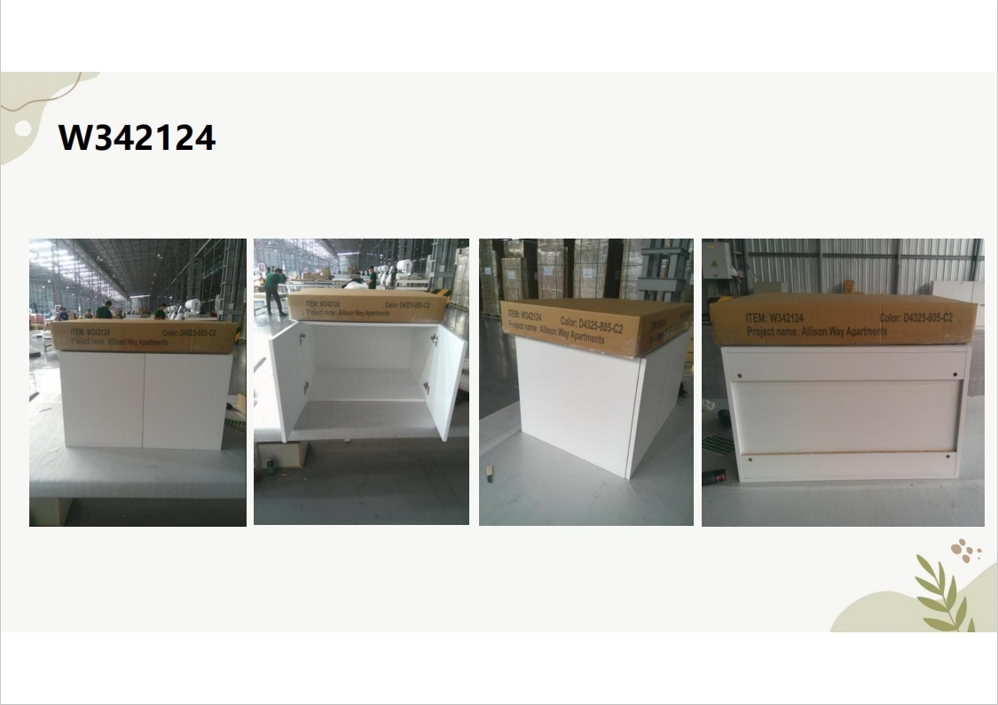Flat frameless cabinet W342124