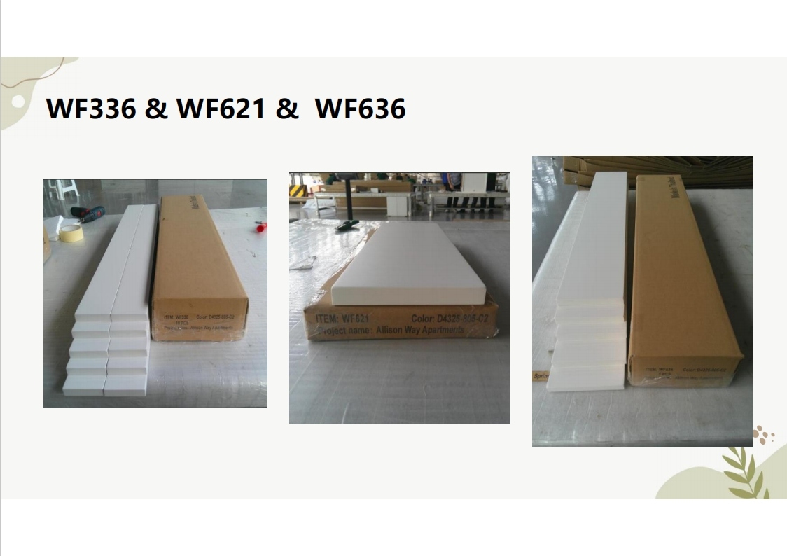 Flat frameless cabinet FILLERS